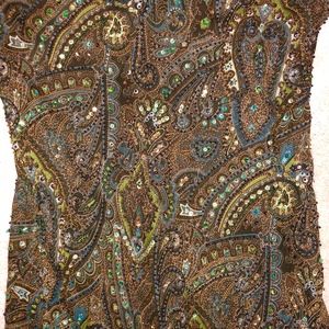 Beatitful Silk Beaded Dress by Georgiou Studio.